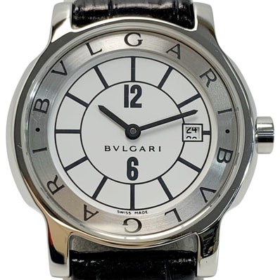☆☆BVLGARI ブルガリ ソロテンポ レザー ST29S M63467 クォーツ レディース 腕時計