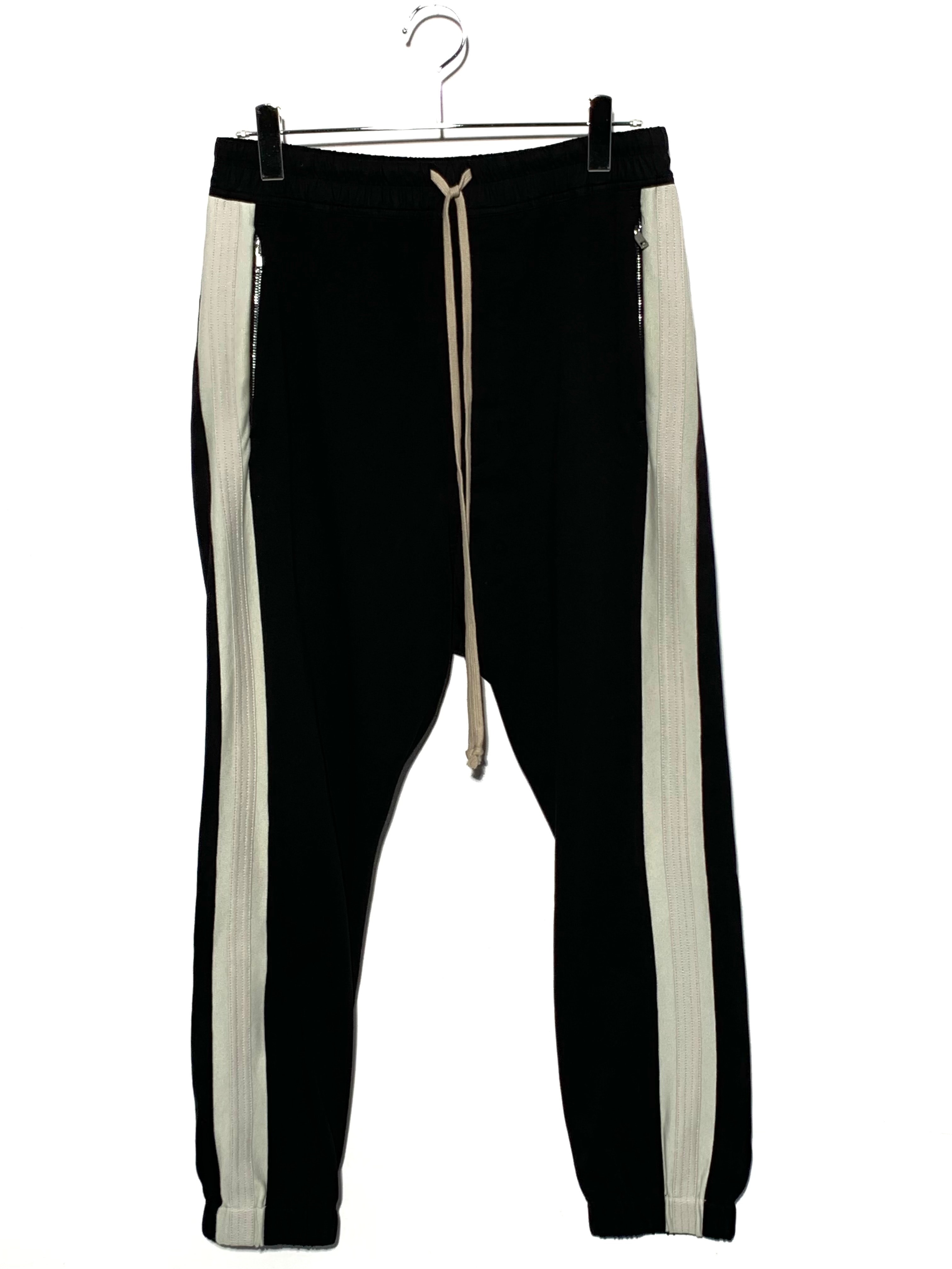 Rick Owens 19AW Side Line Track Pants Black
