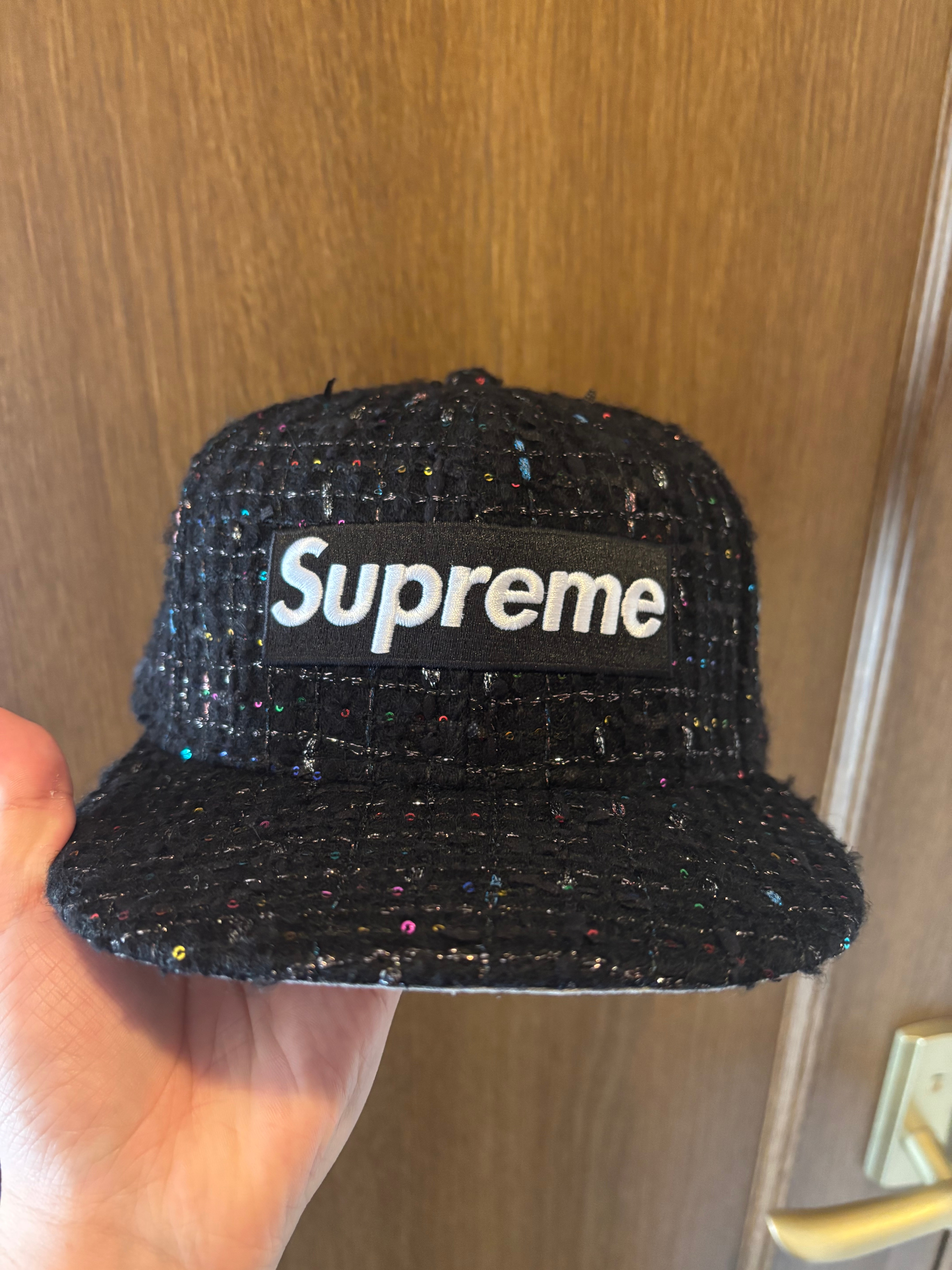 Supreme Boucle Box Logo New Era "Black"