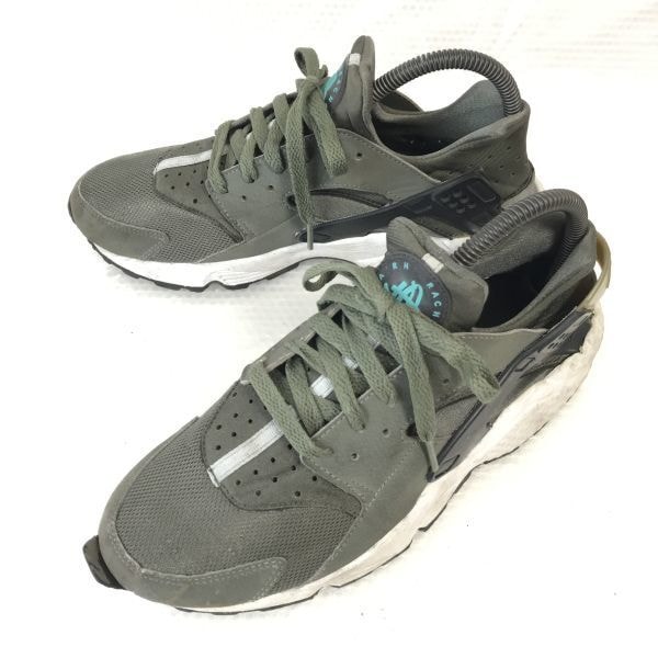 NIKE★エア ハラチ/AIR HUARACHE IRON GREEN/スニーカー【US8/26.0/カーキ/Khaki】sneakers/Shoes/trainers◆C-155