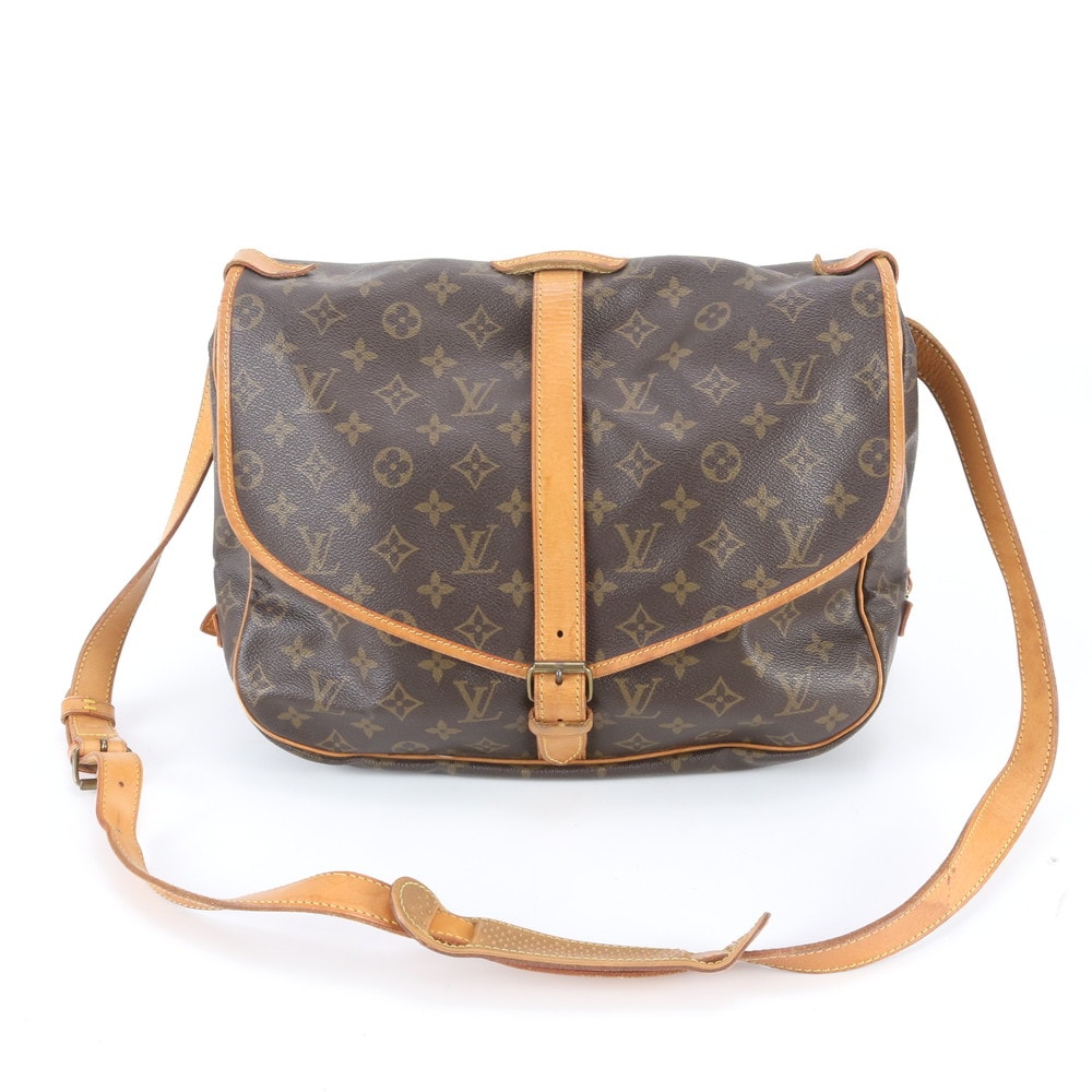ルイヴィトン モノグラム ソミュール35M42254 ショルダーバッグ