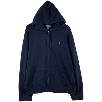 古着 ラルフローレン Ralph Lauren POLO by Ralph Lauren スウェットフルジップパーカー メンズXXL相当/eaa611270