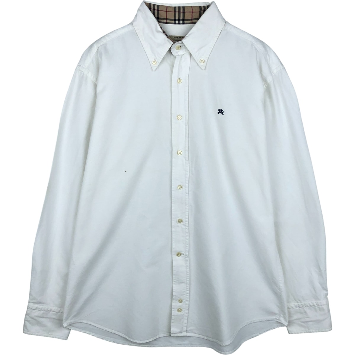 古着 バーバリー Burberry's LONDON CLASSIC FIT 長袖 ボタンダウンシャツ メンズL相当/eaa614735