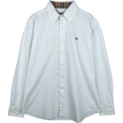 古着 バーバリー Burberry's LONDON CLASSIC FIT 長袖 ボタンダウンシャツ メンズL相当/eaa614735