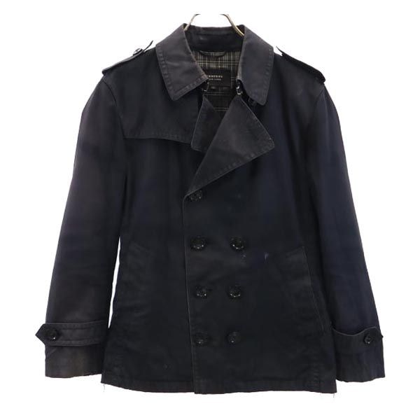 BURBERRY BLACK LABEL バーバリーブラックレーベル 三陽商会 トレンチ風 ジャケット L ネイビー