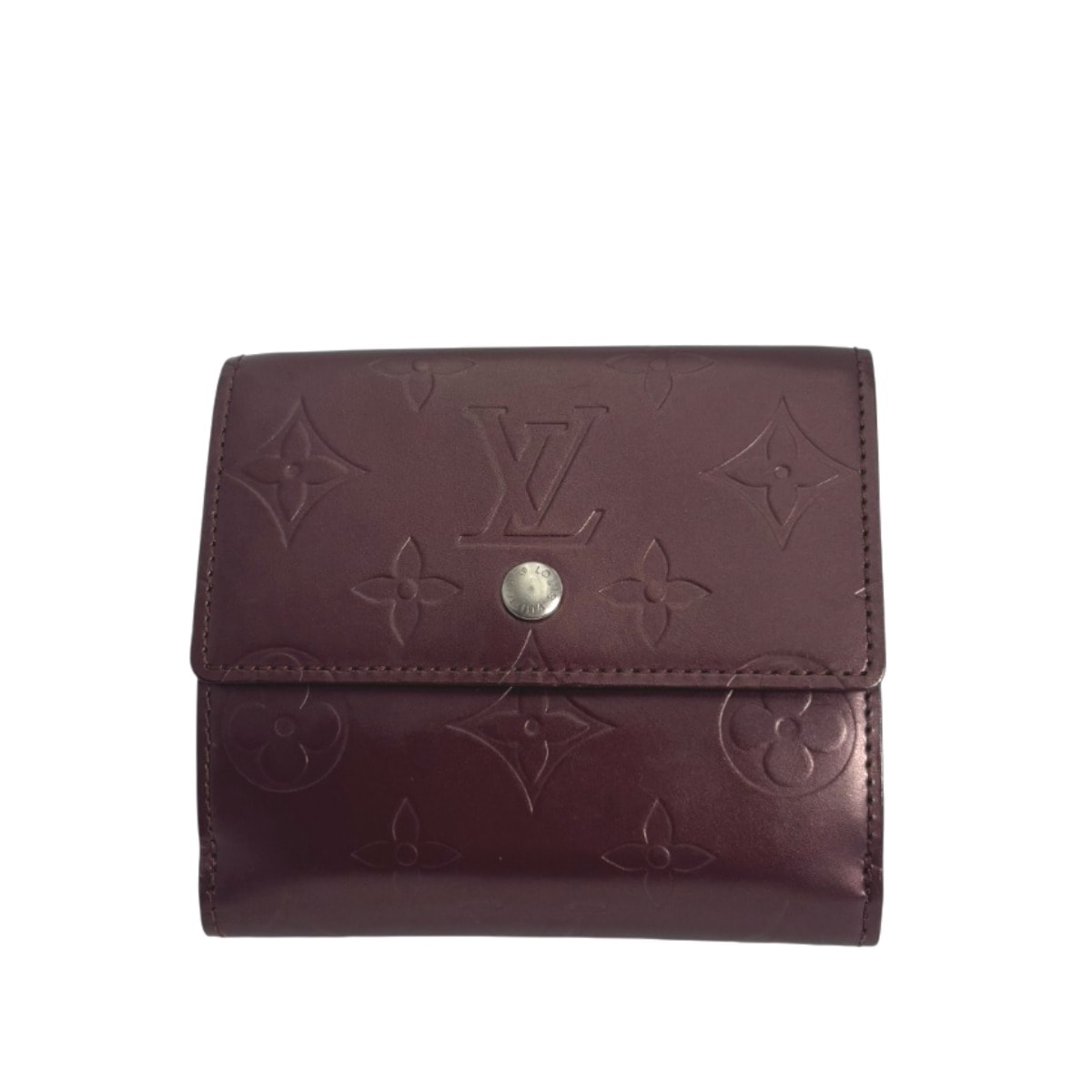 ルイヴィトン LOUIS VUITTON ポルトフォイユ・エリーズ M65126 モノグラムマット 二つ折り財布