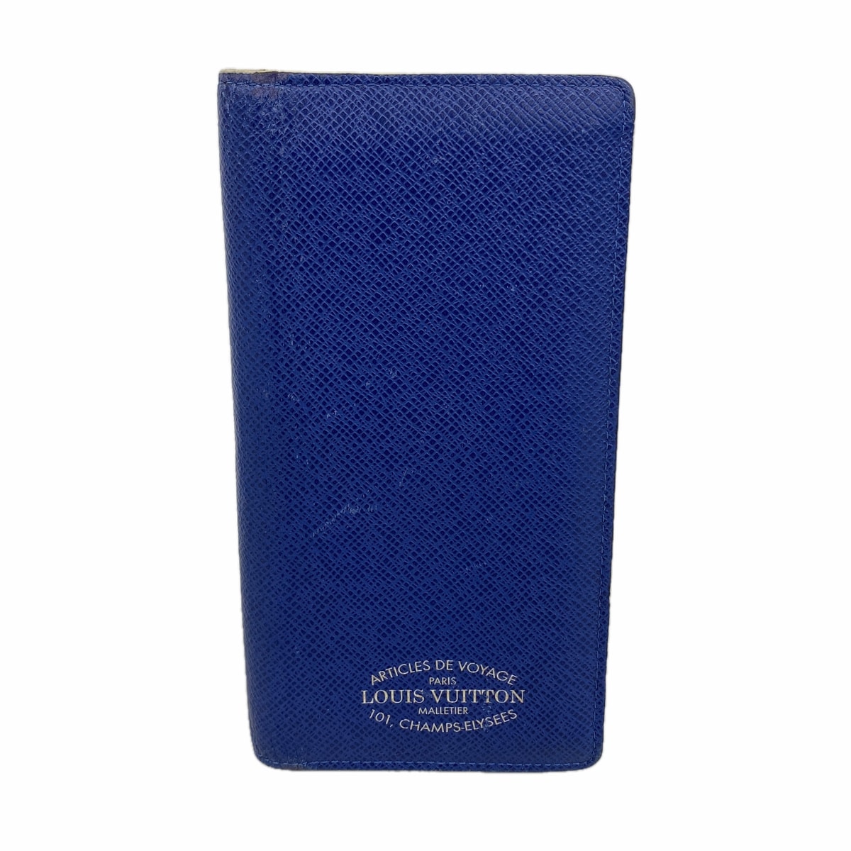 ★SALE【6ge5790-k】ルイヴィトン 長財布 タイガ ポルトフォイユブラザNM M30389 ブルー【中古】メンズ