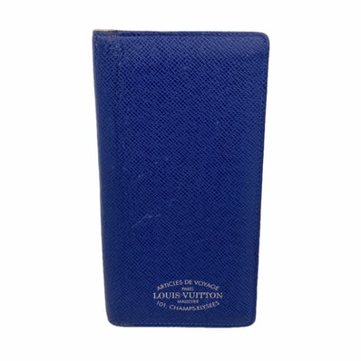 ★SALE【6ge5790-k】ルイヴィトン 長財布 タイガ ポルトフォイユブラザNM M30389 ブルー【中古】メンズ