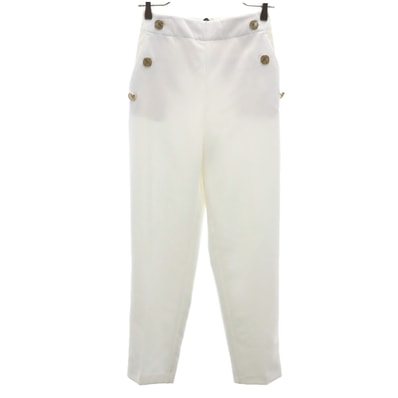 ZARA ザラ ハイウエスト パンツ XS ホワイト
