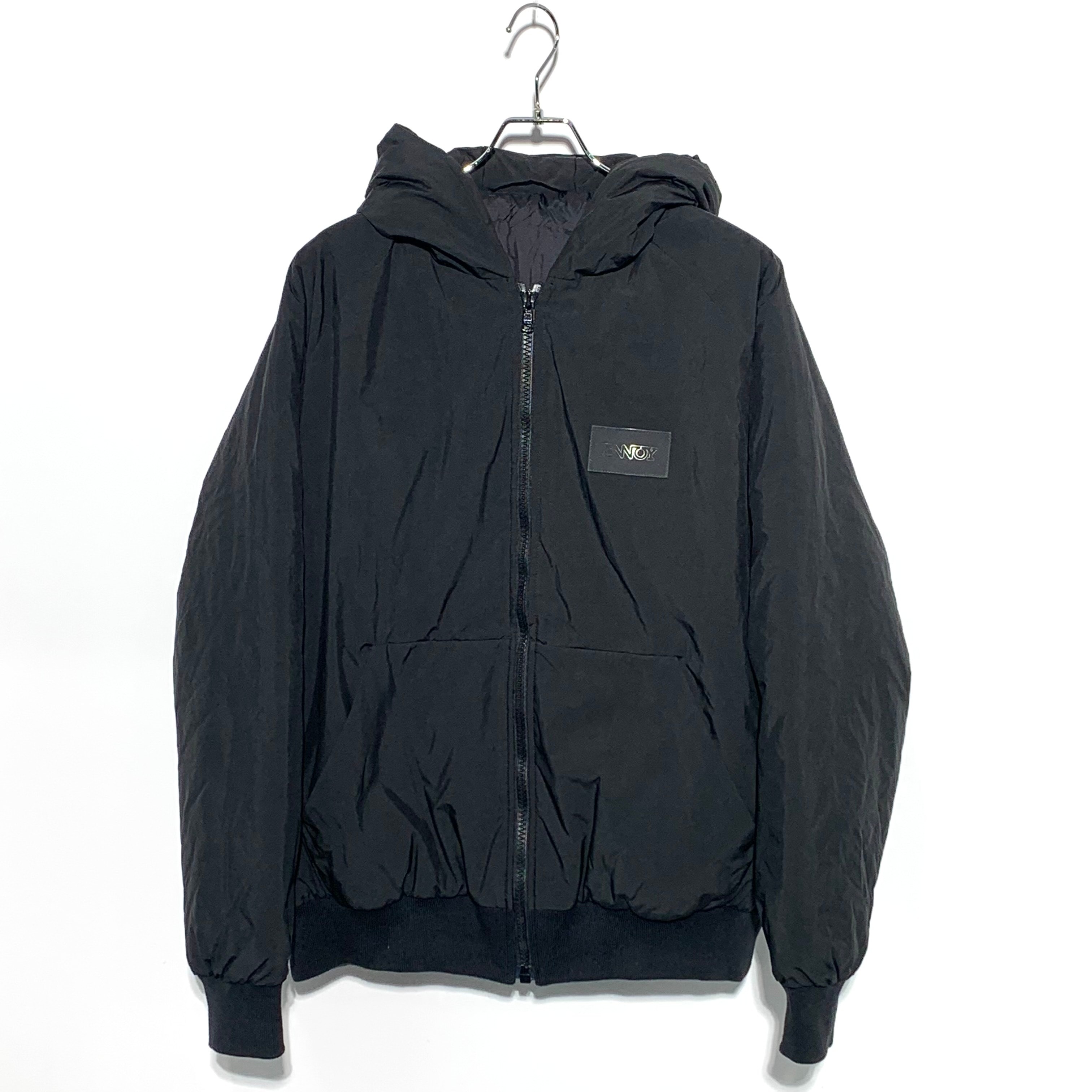 B (目立った傷や汚れなし)】ENNOY Electric Puffer Jacket Blackの古着