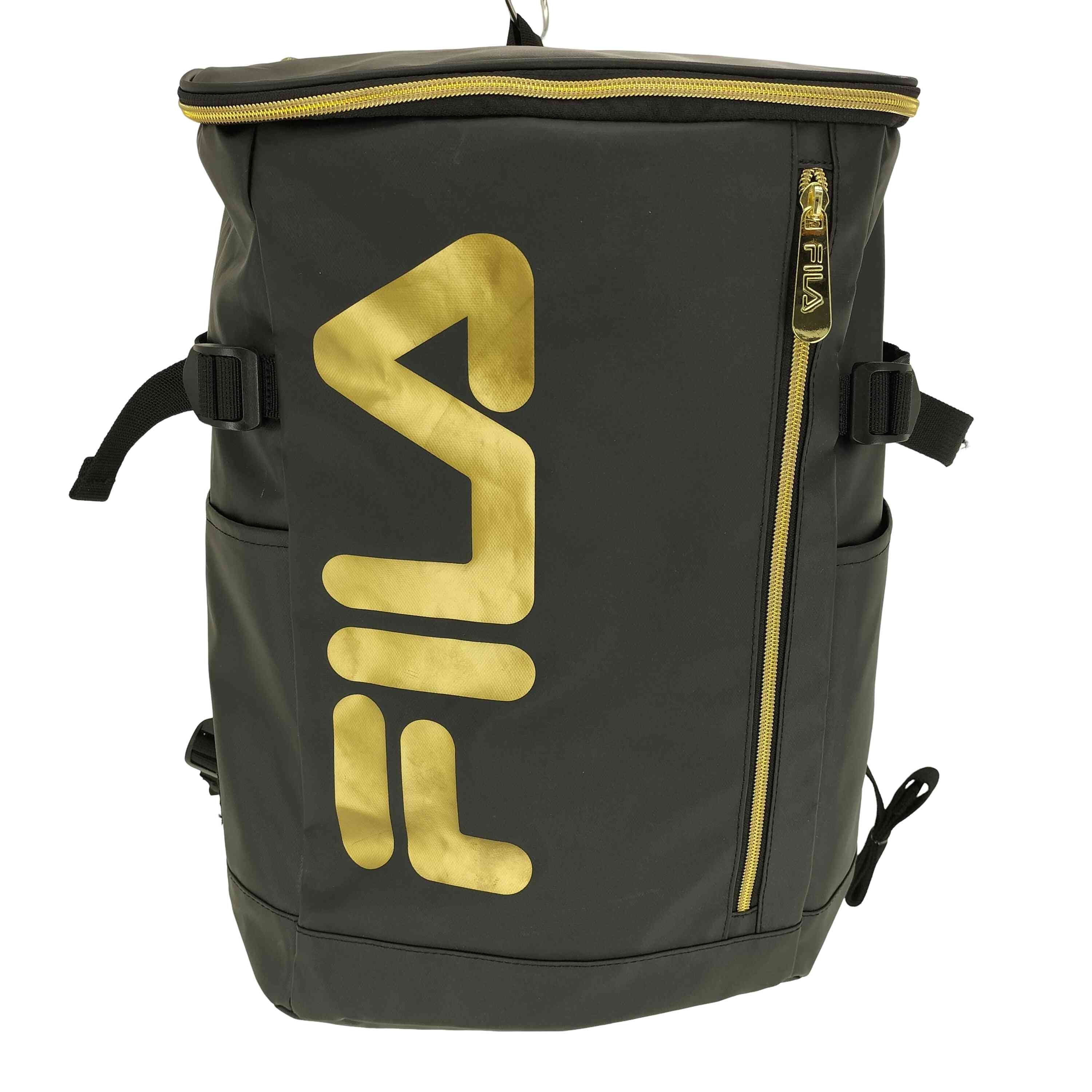 ロゴ プリント  スクエア リュックサック バッグパック【1140898487893】