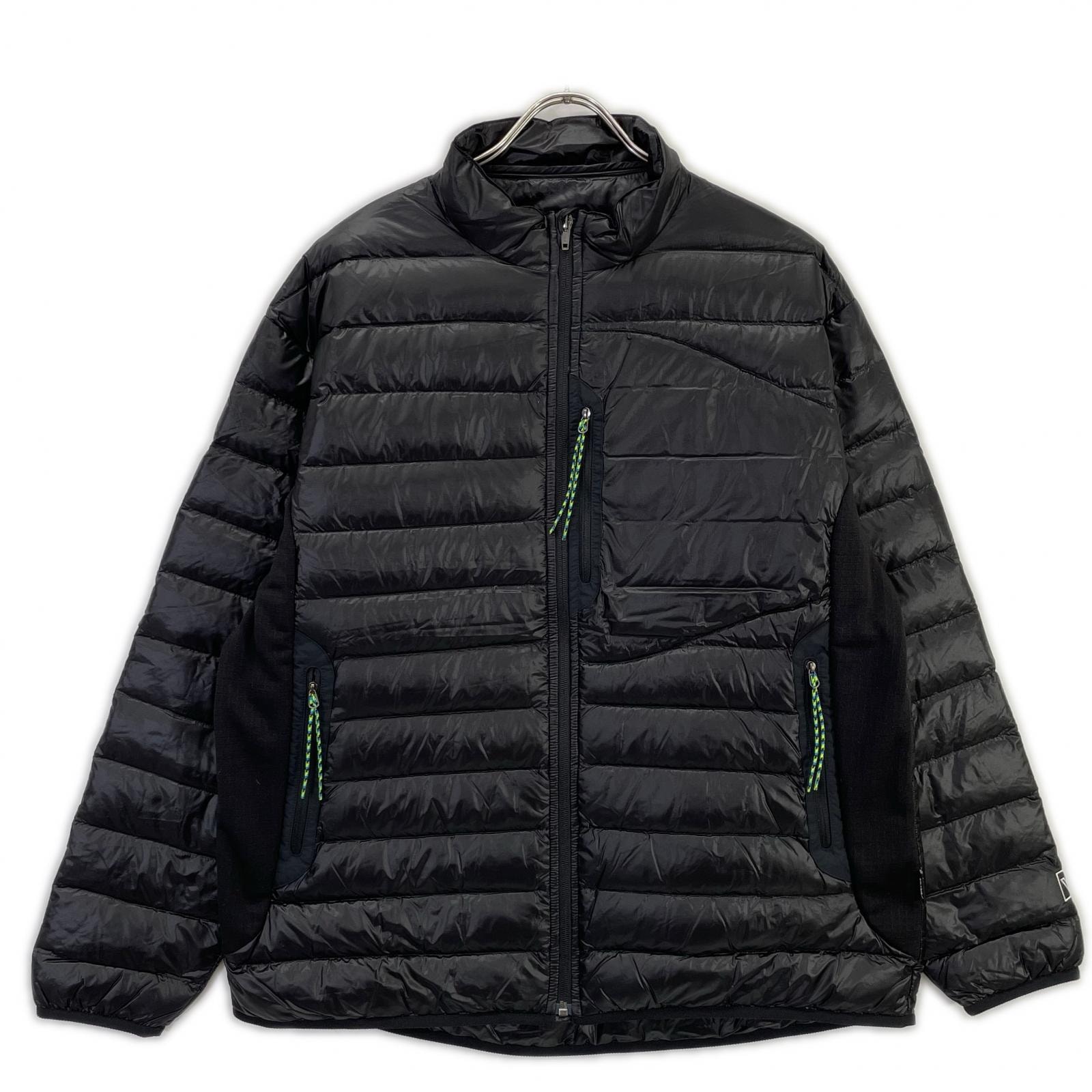 ナンガ 【×WHIZLIMITED】ブラック DOWN SWEATER ダウンジャケット L