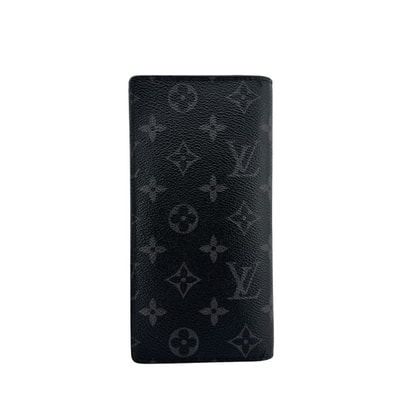 ルイヴィトン LOUIS VUITTON 長財布 モノグラムエクリプス ポルトフォイユプラザ M61697 ブラック