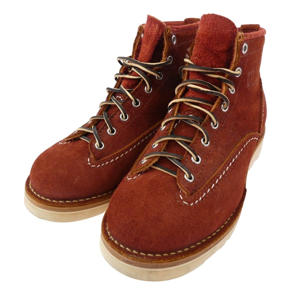 WESCO ウエスコ ブーツ Custom Jobmaster Redwood Rough Out カスタムジョブマスター 6インチ レッドウッドラフアウト ブーツ レッド系 US7.5E【中古】