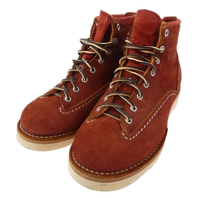 WESCO ウエスコ ブーツ Custom Jobmaster Redwood Rough Out カスタムジョブマスター 6インチ レッドウッドラフアウト ブーツ レッド系 US7.5E【中古】