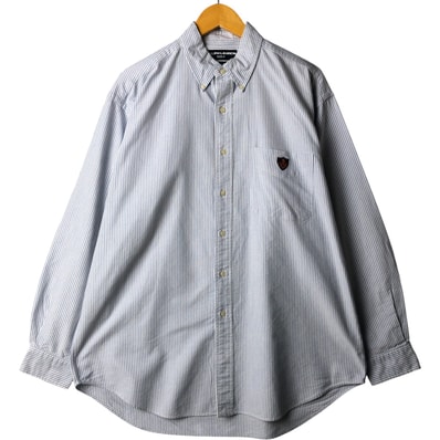 古着 ラルフローレン Ralph Lauren RALPH LAUREN GOLF 長袖 ボタンダウンストライプシャツ メンズL相当/eaa568433