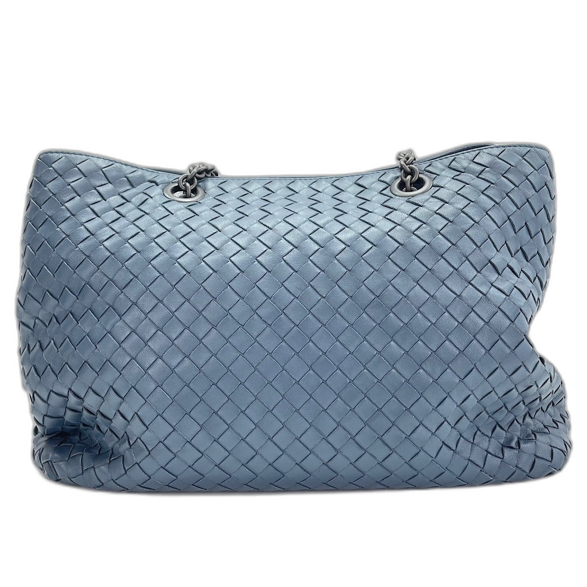 ボッテガヴェネタ BOTTEGAVENETA イントレチャート チェーントートバッグ ハンドバッグ【中古】