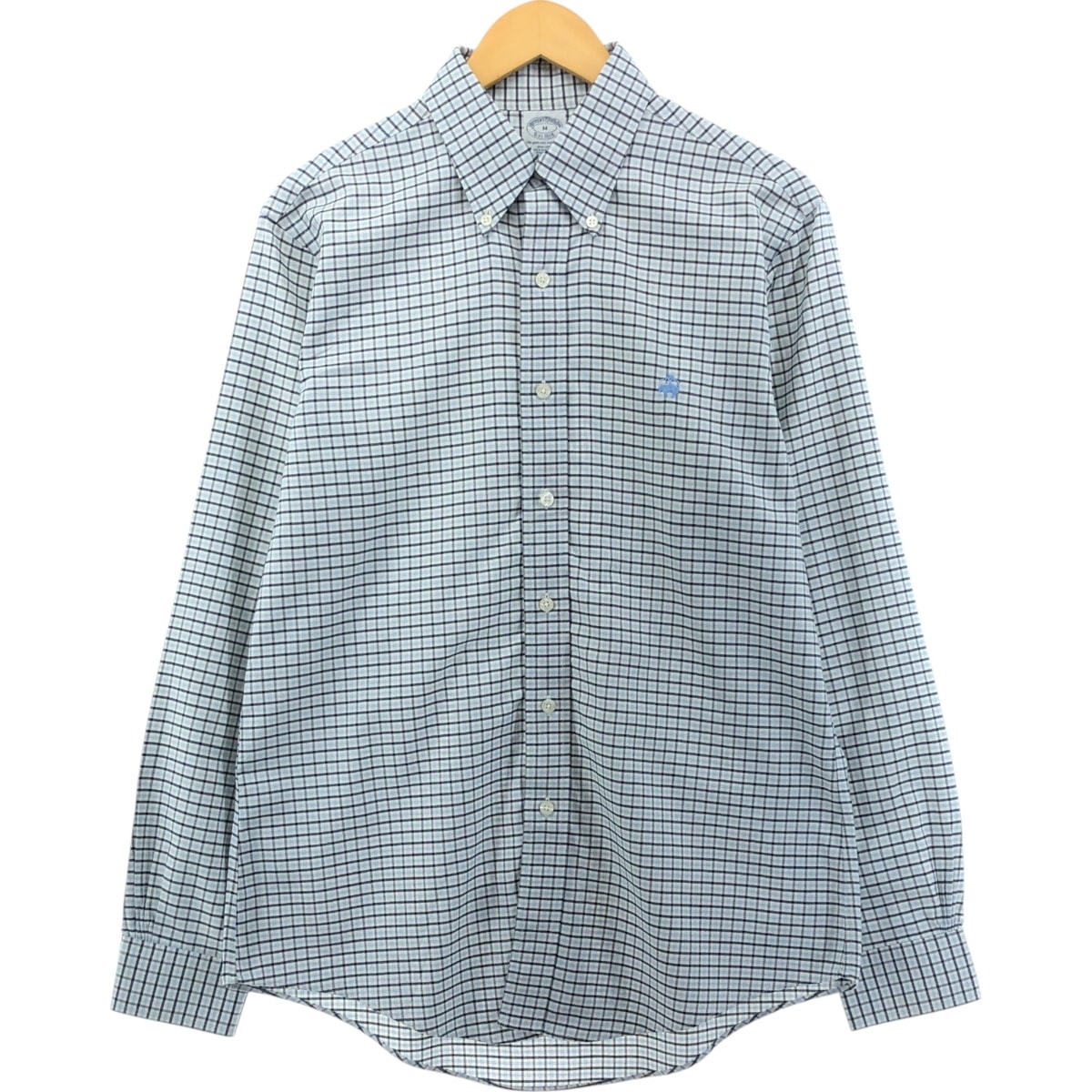 古着 ブルックスブラザーズ Brooks Brothers 1818 長袖 ボタンダウンチェックシャツ/eaa564042