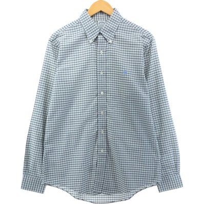 古着 ブルックスブラザーズ Brooks Brothers 1818 長袖 ボタンダウンチェックシャツ/eaa564042