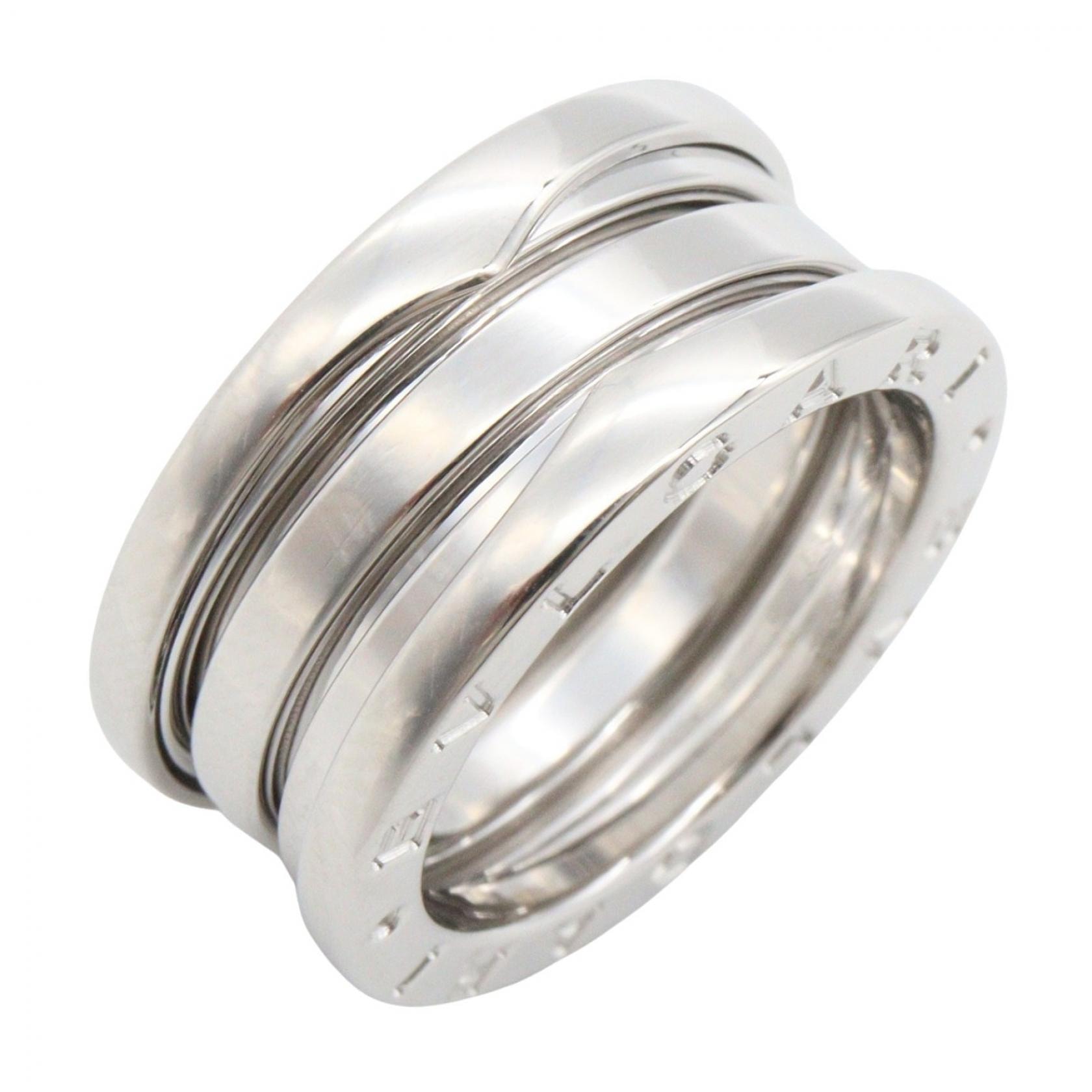 ブルガリ BVLGARI B-zero1 ビーゼロワン リング 4バンド リング・指輪 ジュエリー K18WG(ホワイトゴールド) メンズ レディース シルバー系 346594 【中古】