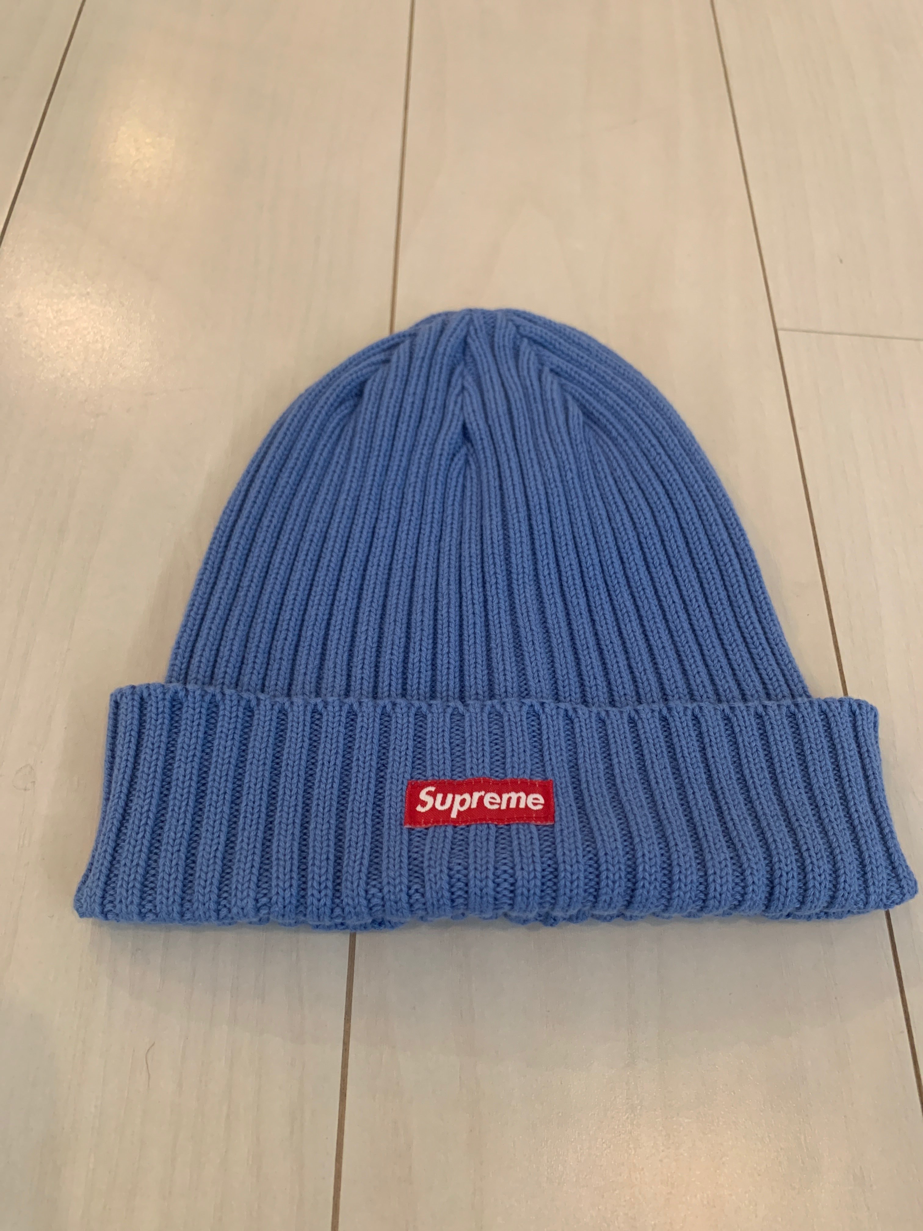 Supreme SS21 Overdyed Beanie "Blue"(21SS)
