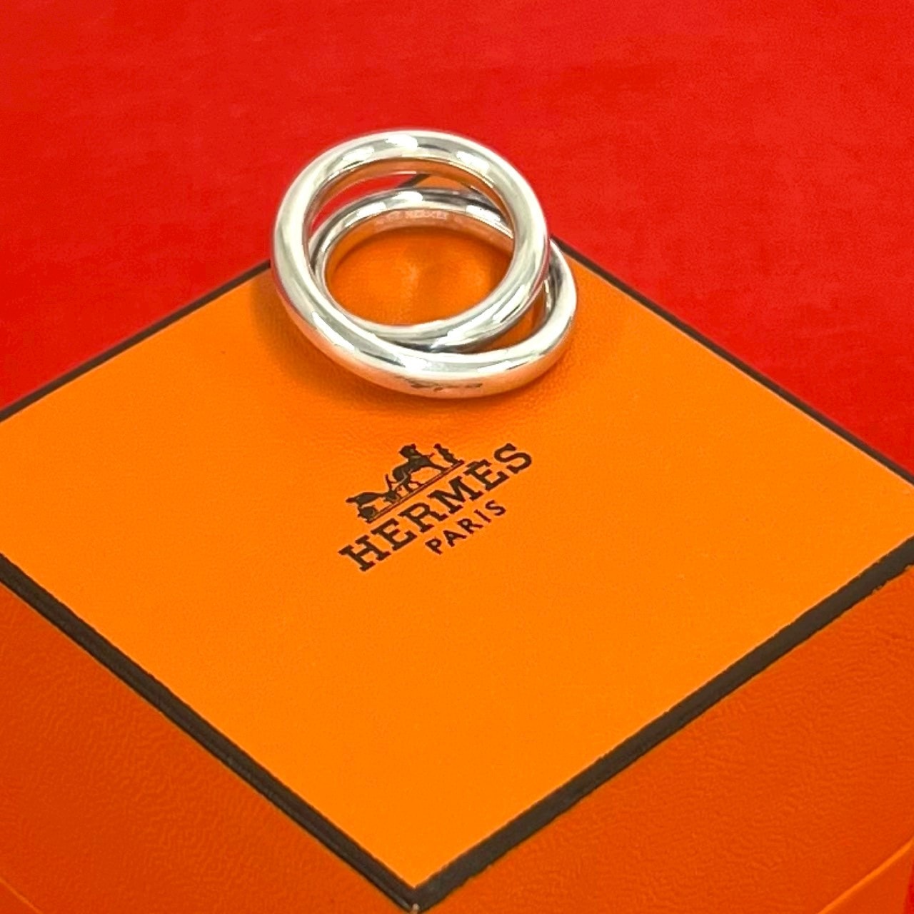HERMES エルメス ヴェルティージュ リング シルバー925 リング・指輪 12号 シルバー
416-3