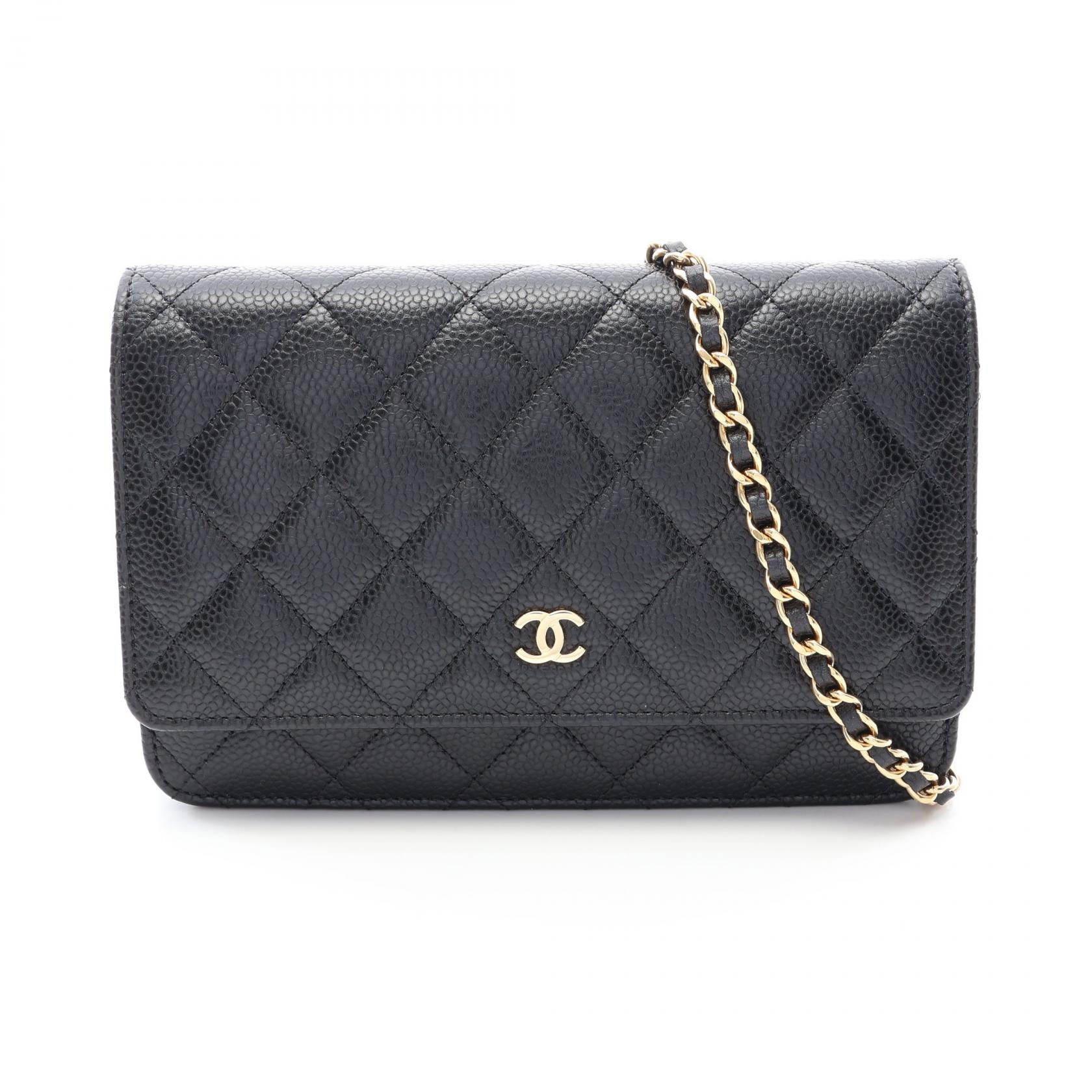 シャネル CHANEL マトラッセ ショルダーバッグ バッグ キャビアスキン(グレインドカーフ) レディース ブラック系 AP0250 【中古】