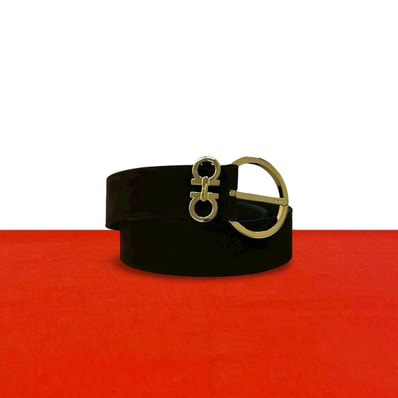 Salvatore Ferragamo サルヴァトーレフェラガモ ガンチーニ スウェード ベルト ブラウン
21956