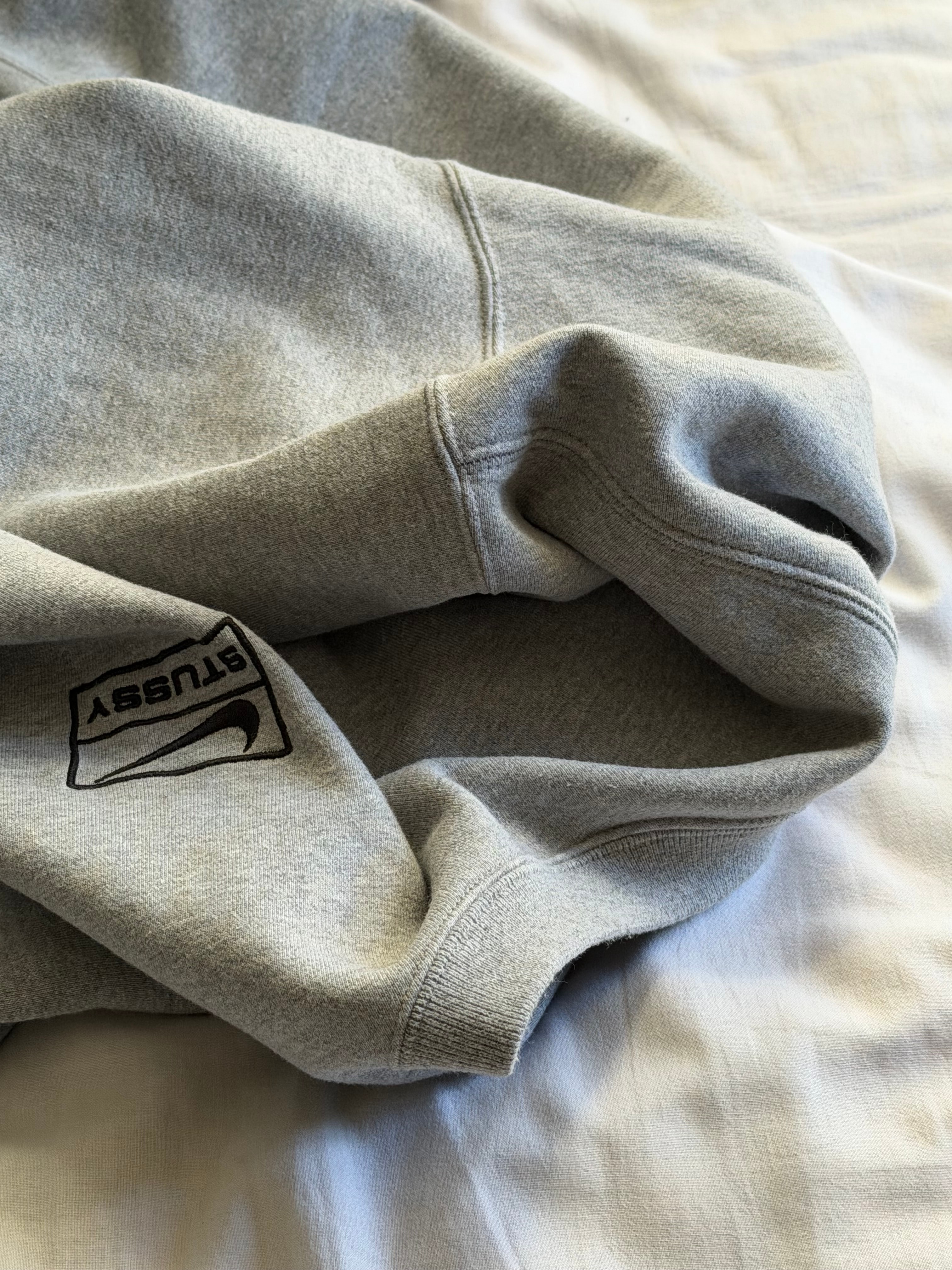 Stussy x Nike Fleece Crew (US Size) "Grey" DO9337-063