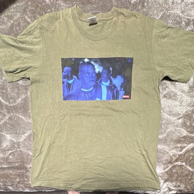 Supreme America Eats Its Young Tee "Light Olive"