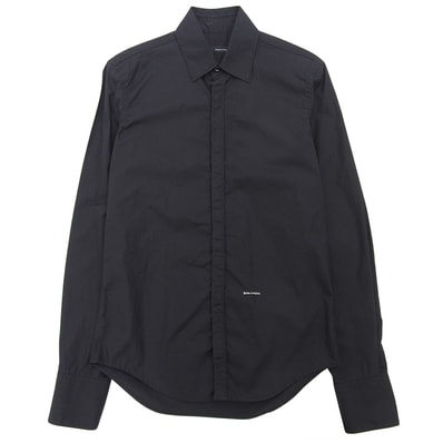 ディースクエアード ポリ 長袖 シャツ トップス メンズ ブラック 44 44