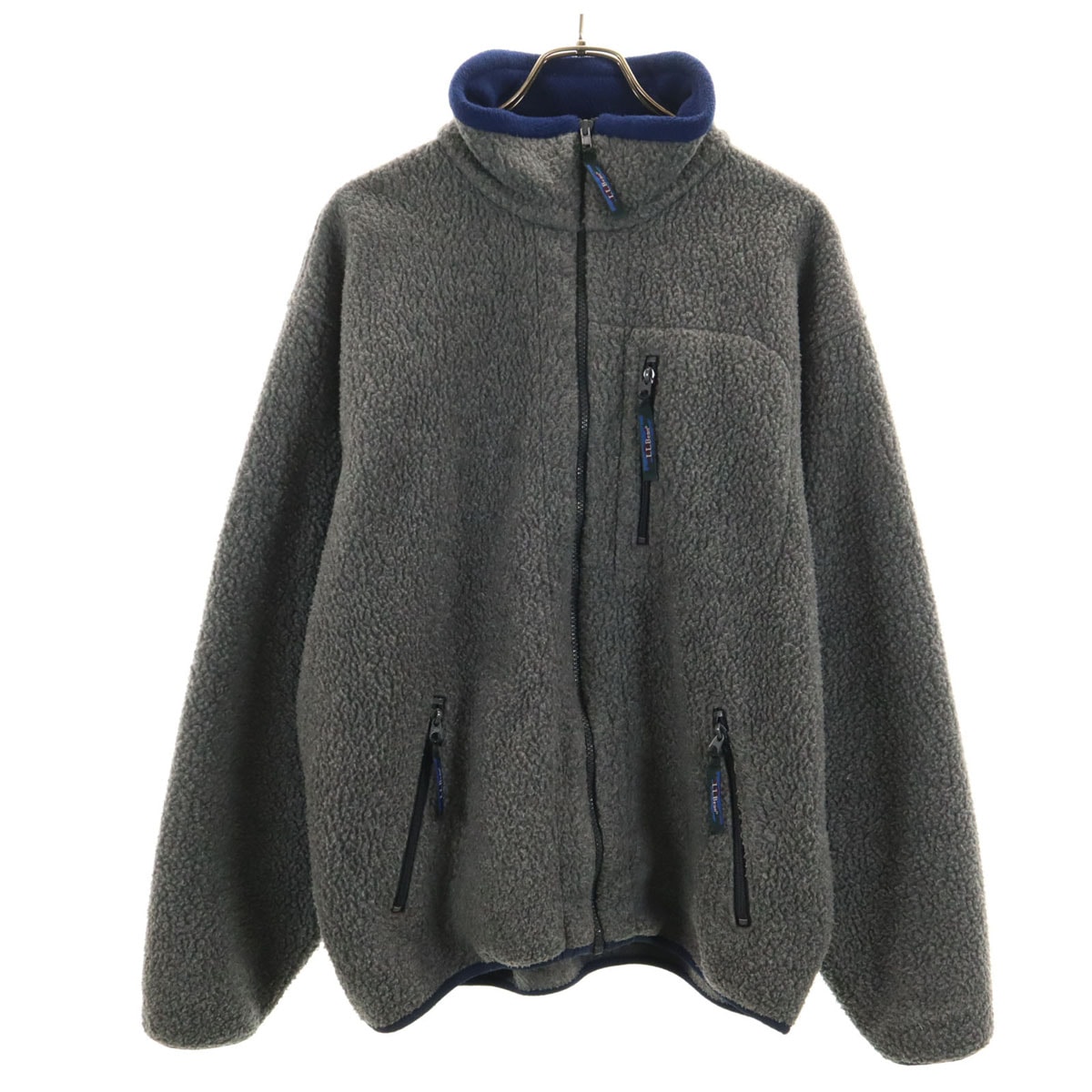L.L.Bean エルエルビーン 80s 90s オールド フリースジャケット グレー アウトドア