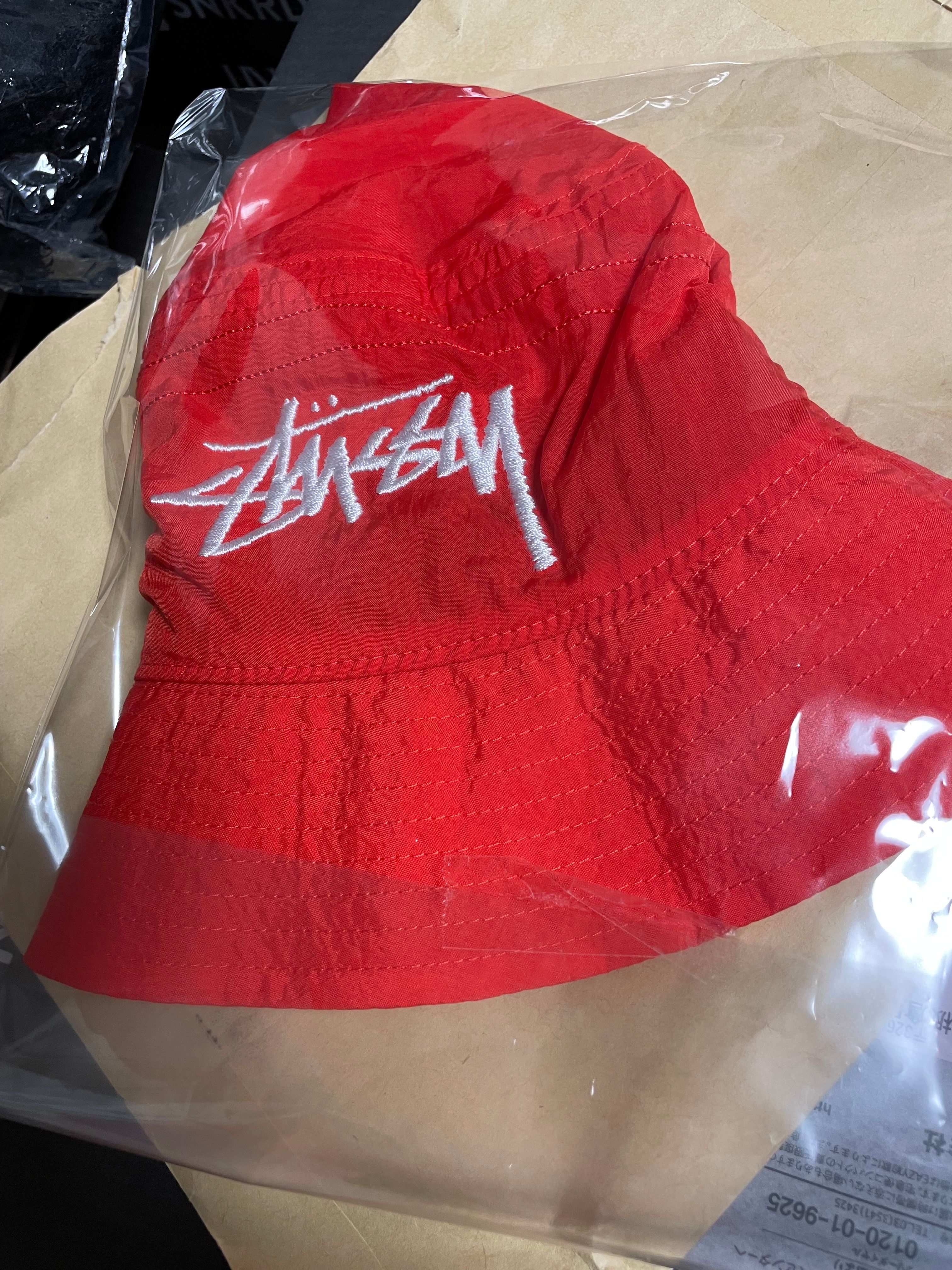 Nike x Stussy Bucket Hat "Red"