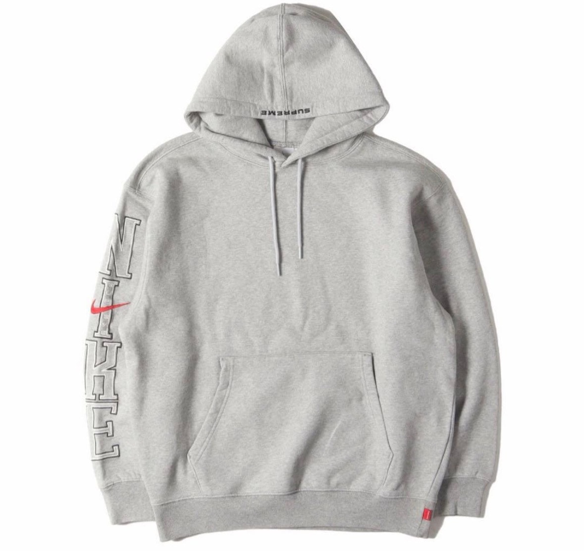 Supreme x Nike Hooded Sweatshirt "Heather Grey"