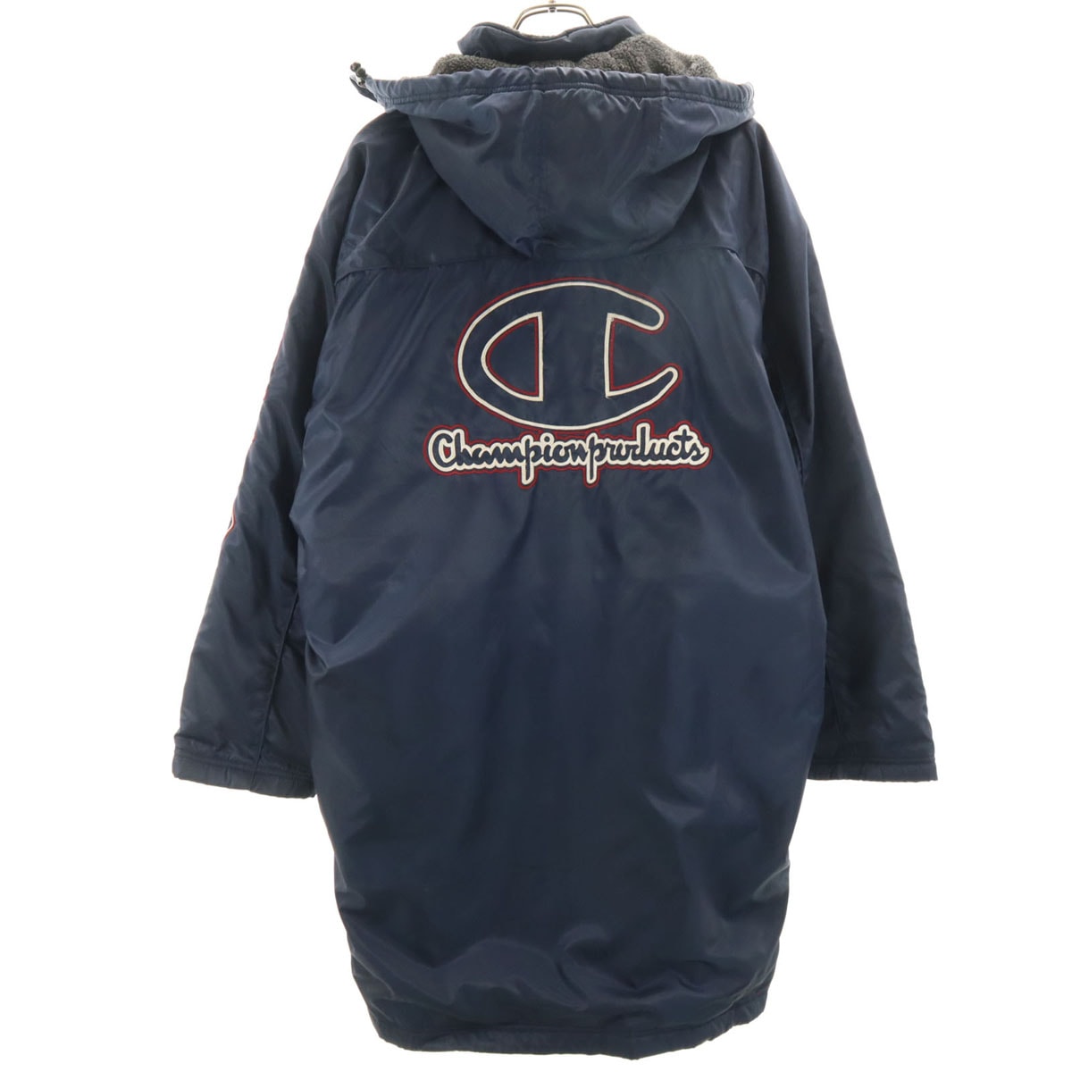 Champion products チャンピオンプロダクツ バックロゴ ベンチコート L ネイビー 中綿