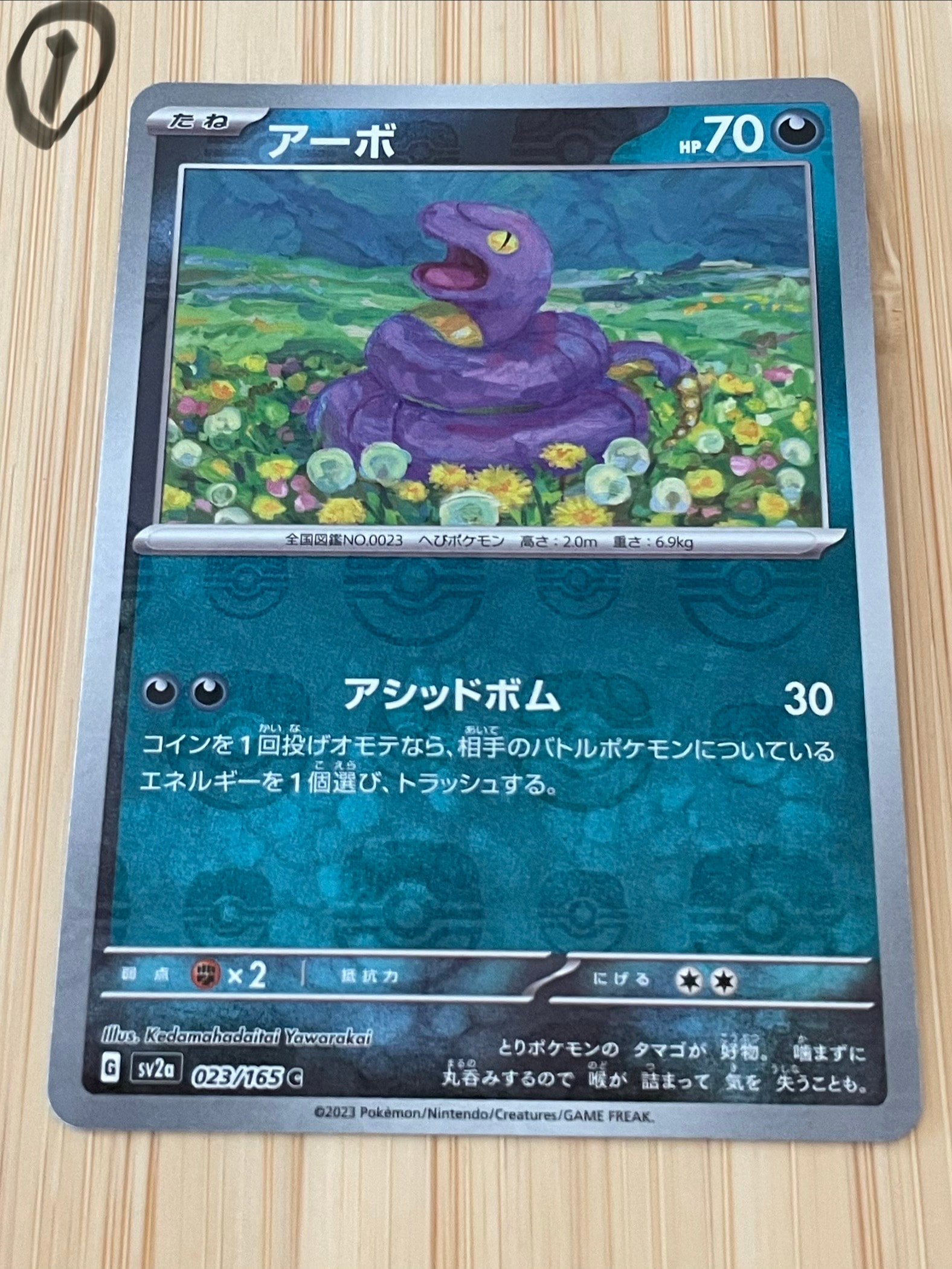 PSA10】アーボ C: マスターボールミラー[SV2a 023/165](強化拡張パック