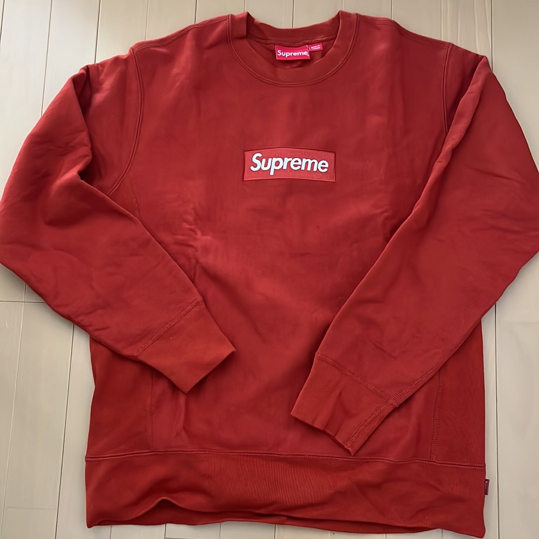 Supreme Box Logo Crewneck Sweatshirt "Rust" (18FW)