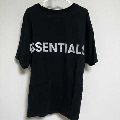 FEAR OF GOD ESSENTIALS 3M Logo Boxy T-shirt "Black"