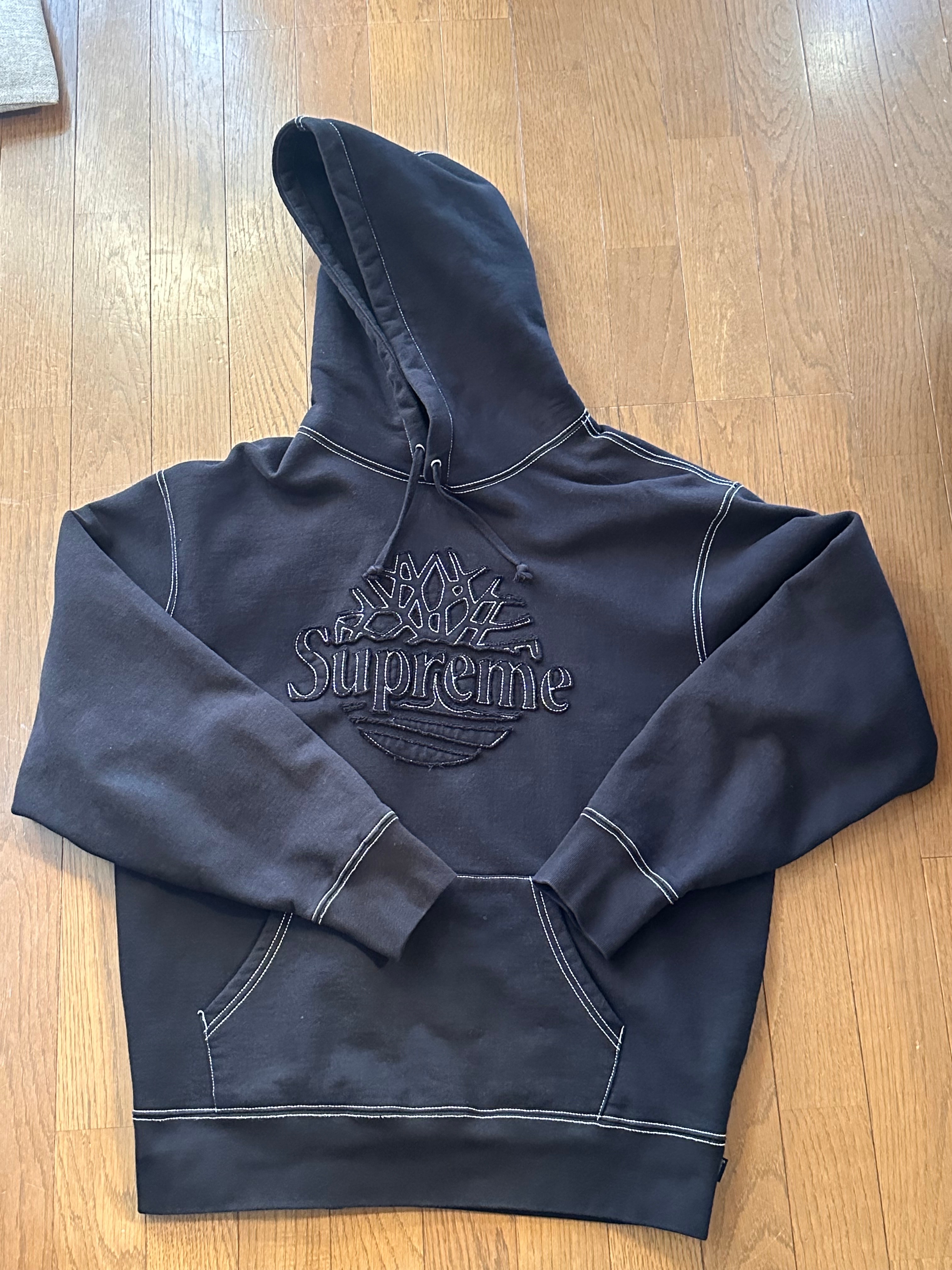 Supreme / Timberland Hooded Sweatshirt "Dark Green"