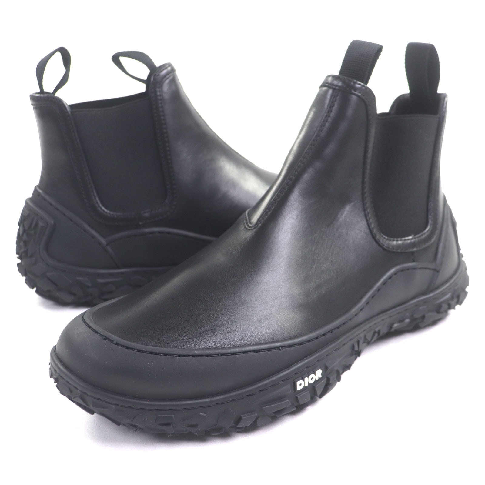 極美品 ディオール オム ショートブーツ B28 ブラック メンズ 41