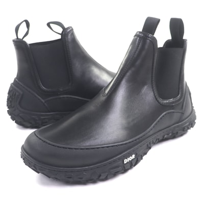 極美品 ディオール オム ショートブーツ B28 ブラック メンズ 41