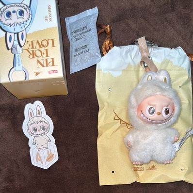 POP MART THE MONSTERS (LABUBU) Pin for Love Series-Vinyl Plush Pendant (A-M) A