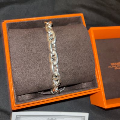 Hermes Chaine D'ancre MM Bracelet "Silver"