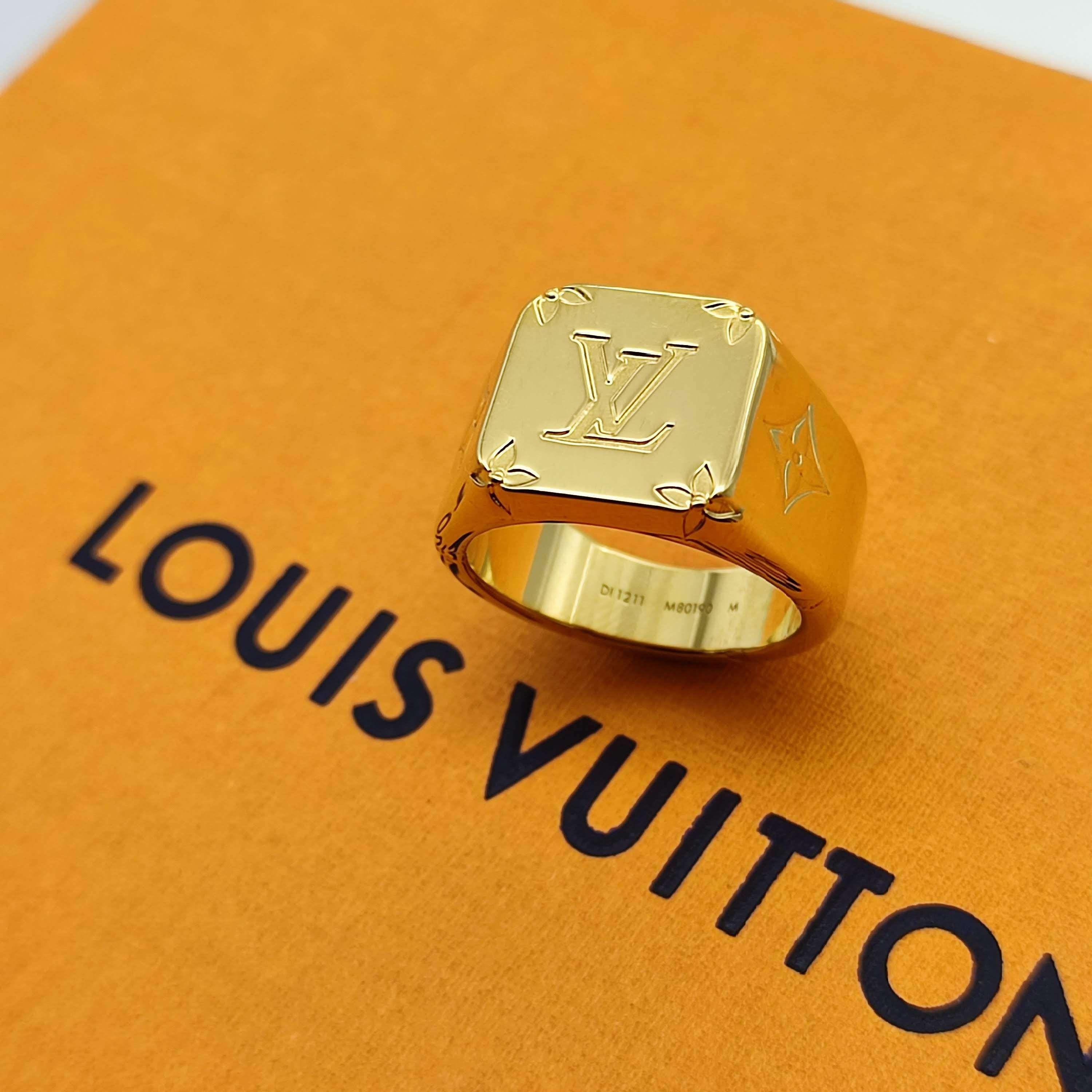 Louis Vuitton Monogram Signet Ring
