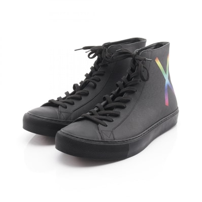 ルイ・ヴィトン LOUIS VUITTON タトゥーライン スニーカー 靴 レザー メンズ ブラック系 / マルチカラー 【中古】