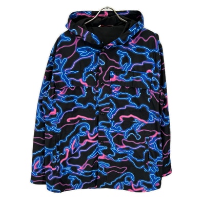 ヴァレンティノ XV3CJE2680S NEON CAMOU PRINT NYLON OVERSHIRT リバーシブル ジャケット 48