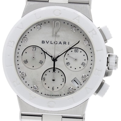 ブルガリ ディアゴノ クロノグラフ DG37SCCH ボーイズ 【中古】