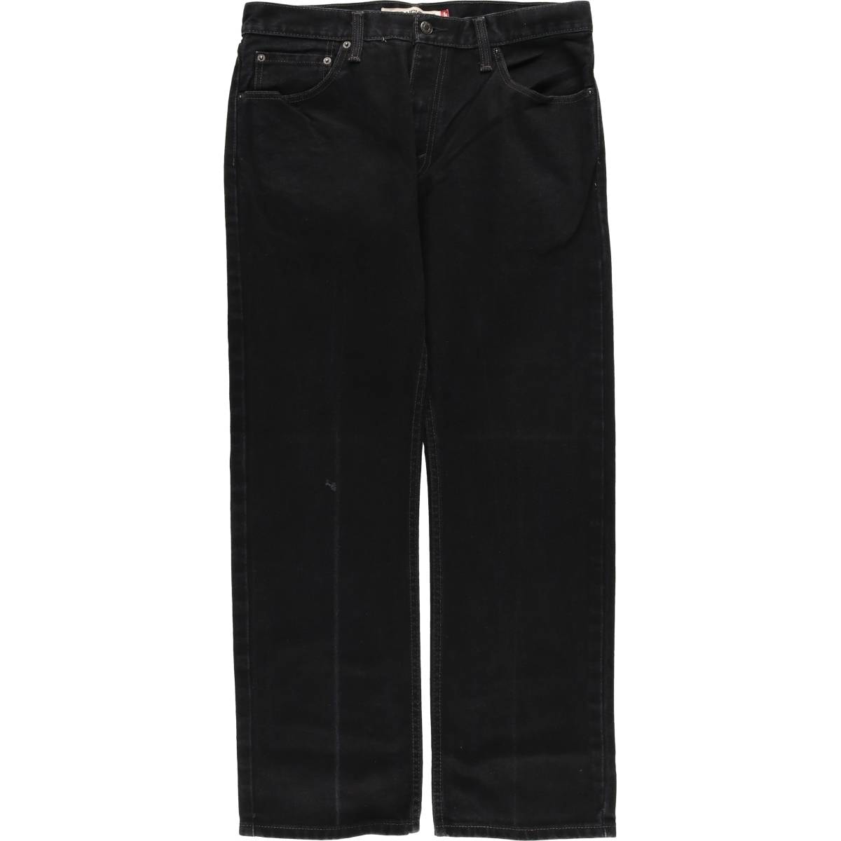 古着 リーバイス Levi's 505 STRAIGHT FIT ブラックデニム テーパードデニムパンツ メンズw34相当/eaa482673