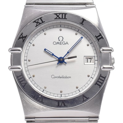 オメガ OMEGA 1510.30 ヴィンテージ コンステレーション デイト シルバー クォーツ メンズ 良品 腕時計 M#147166