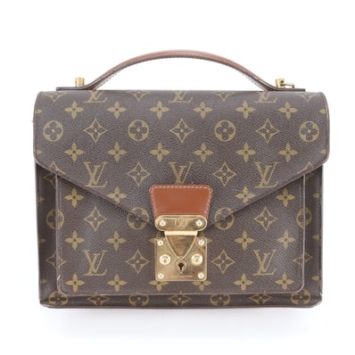 ■美品 ルイヴィトン モノグラム モンソーM51185 ハンドバッグ